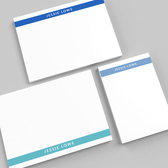 Seaside Stripe Flat Note Card Collection